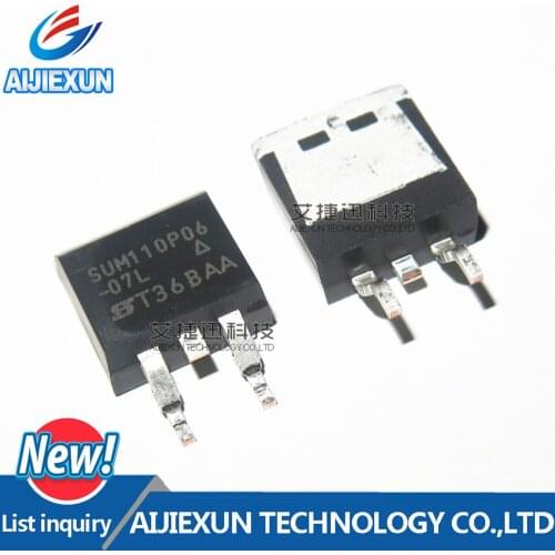 5PCS SUM110P06-07L TO263 P-Channel 60-V (D-S) 175 Degree Celcious MOSFET in stock 100%New and original