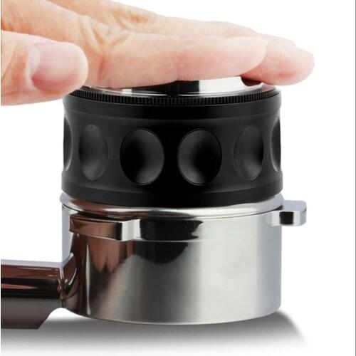 51/53/58mm Coffee Distributor Elastic Double-head Coffee Cloth Powder Machine Removable Powder Dispenser Coffee Powder Ring