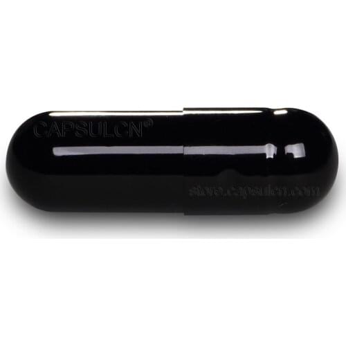 5000 Pieces / Carton)Size 00 Black Joined Gelatin Capsules For Manual Capsule Filler,The Customization Accepted