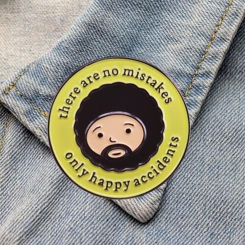 DZ693 Art Painter Creativity Enamel Pins Women Badge Backpack Collar Lapel Pin Hat Jewelry Gifts for Friends