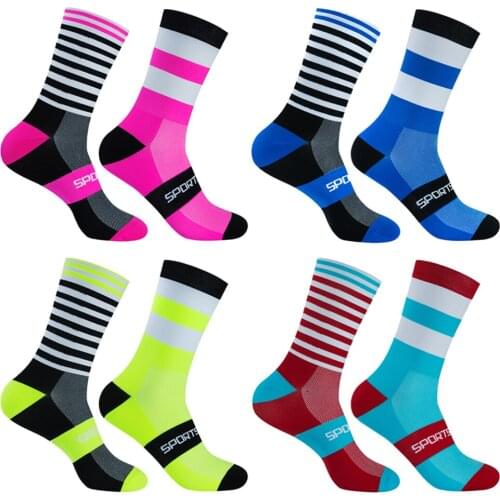 2021 Hot High Quality Professional Cycling Socks Men Women Basketball Football Soccer Running Bike Bicycle Sports Socks 4 Colors