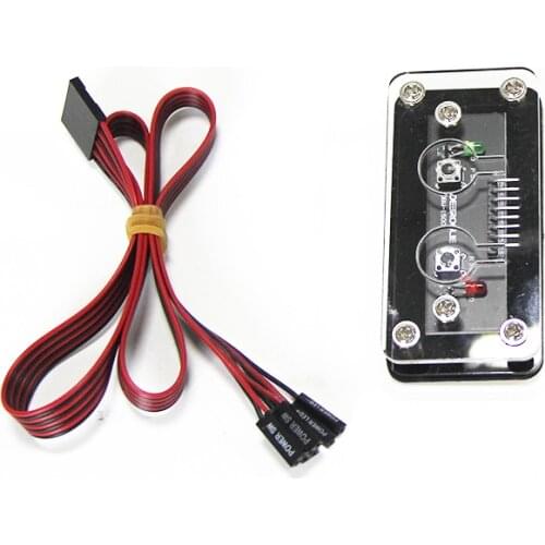 PC Compute Motherboard Power Cable Original On Off Reset with LED Light HDD Light PC Power Reset Switch Push Button Switch