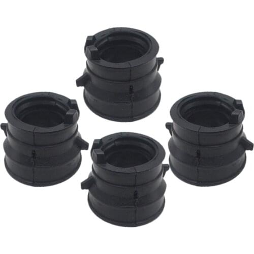 Set of 4 Carb Intake Manifold Boot Pipe Manifold for Honda CB400 CB 400 SF Superfour NC31 1992 1993 1994 1995 1996 1997 1998