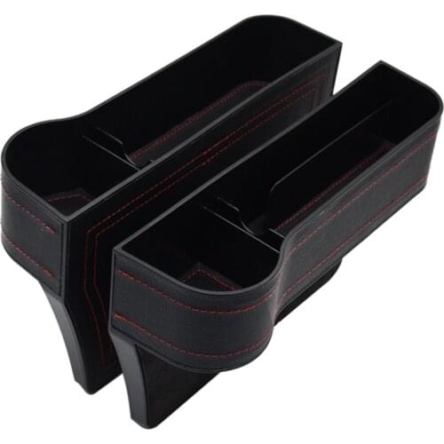 Leather Car Seat Gap Storage Box for Chevrolet Chevy Cruze Mazda Cx-5 Kia Rio 3 Ford Mondeo Mk4 Fake Taxi Audi A6 C7 Accessory