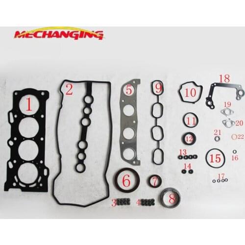 LV6 For CHEVROLET PRIZM 16V Engine Rebuilding Kits Engine seal Gasket Engine Parts Full Set Engine Gasket 04111-22040