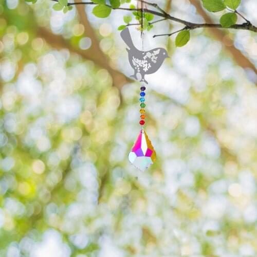 Rainbow Crystal Chandelier Lamp Prism ing Pendant Home Decors