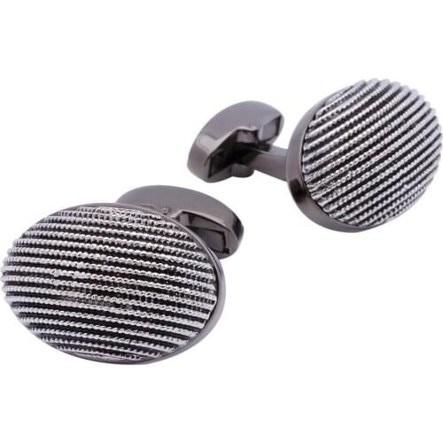 Factory Retail Cufflinks Brand Free Gift Box Plain Metal Mens Cuff Links for French Shirts Hot Sale