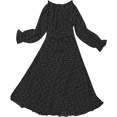 Spring Autumn Womens Long Chiffon Dress Loose 2021 New Vintage Dresses Long Sleeve Belt Print Vacation Female Floral Long Dress