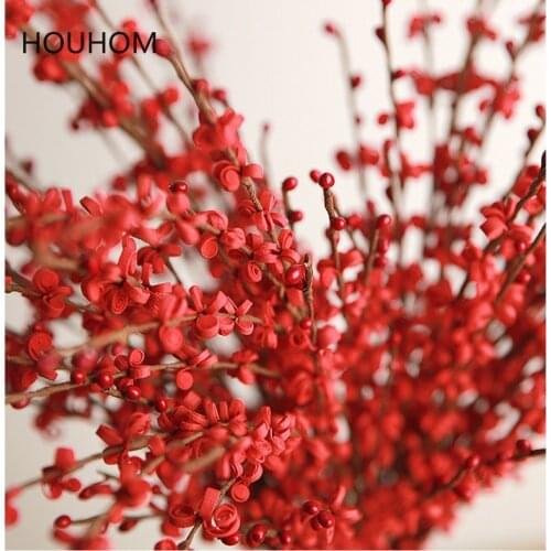 1pc 12 Branches Winter Jasmine Artificial Flowers Silk Flowers Bouquet Artificial Dried Flowers for Wedding Decor Fake Flores