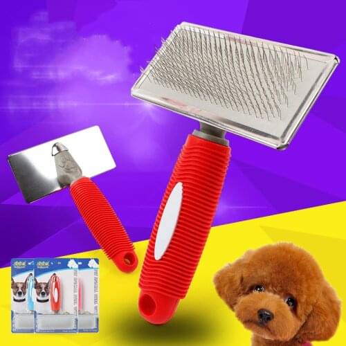 1pc Needle Comb for Dog Cat Puppy Pets Comb Brush Dog Hair Remover Rake Comb Beauty Grooming Tools Pet Supplies