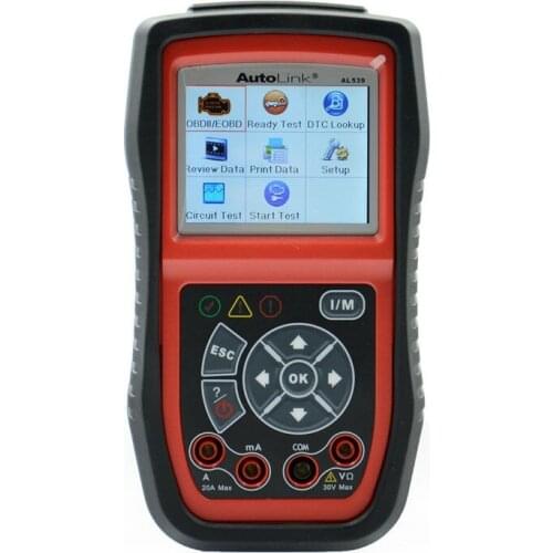 2017 Autel AutoLink AL539 OBD 2 and Electrical Test Tool with AVO Meter NEXT GENERATION OBD2 &CAN SCAN TOOL Free Shipping