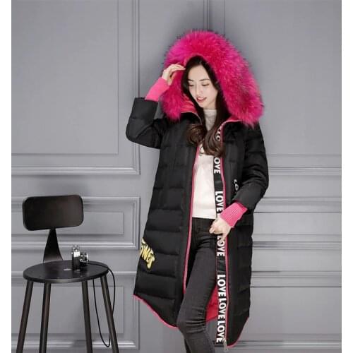 5XL Size Large Thick Womens Down Jackets White Duck Down Coat Female Hooded Winter Jacket Women Red Parkas Casaco WXF501