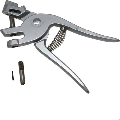 8mm Animal ear tags Hole puncher Stainless steel puncher Animal Control Device Sow Cow Sheep identification tool