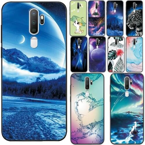 For OPPO A5 2020 Case Phone Back Cover For OPPO A9 2020 Soft Silicone Cool Case For OPPO A5 A9 2020 TPU Protective Shell Scenery