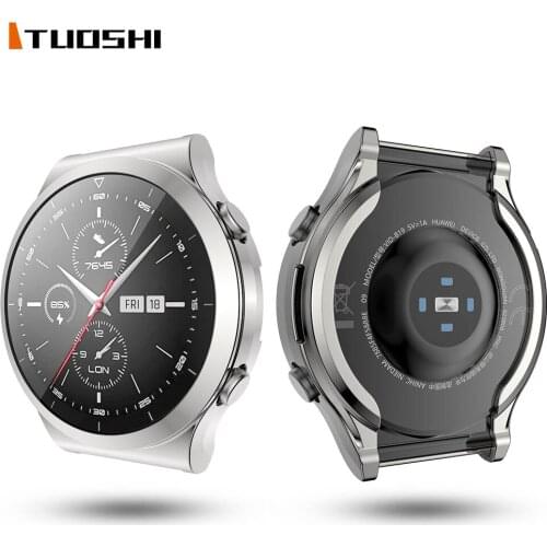 Screen Protector Cover for Huawei Watch GT 2 Pro ECG Case GT2 Pro Soft TPU Scratch-resistant Shell Lightweight Bumper