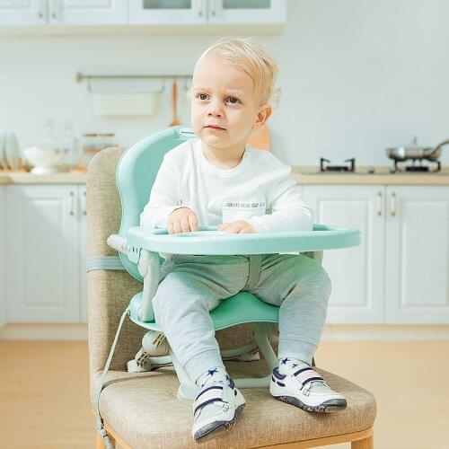 Baby dining chair childrens table dinner seat multi-function folding portable dinette baby learning chair