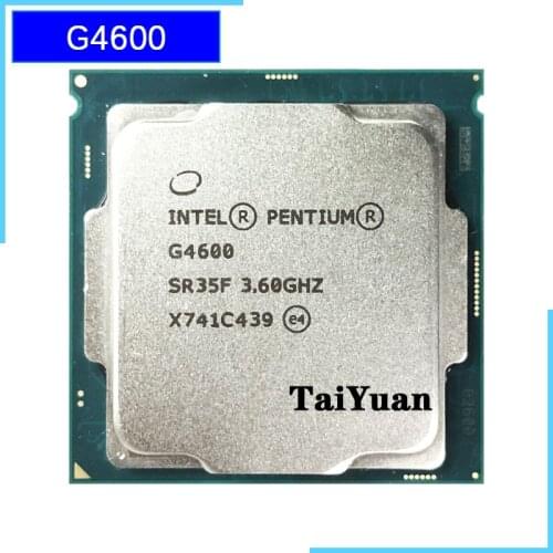Intel Pentium G4600 3.6 GHz Dual-Core Quad-Thread CPU Processor 3M 51W LGA 1151
