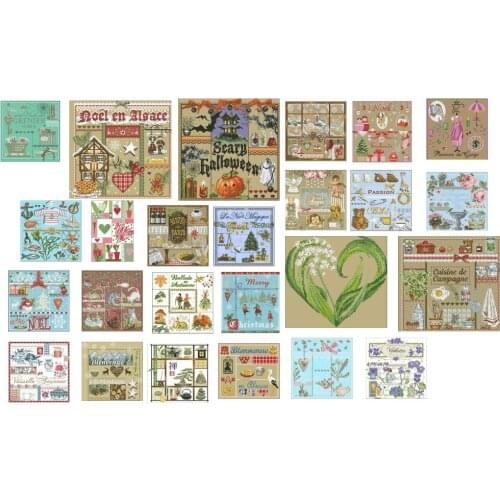 Lady Lafite style color ( linen /camel) aida 2 100% cotton threads Cross stitch sets styles Lovely Counted Cross Stitch Kit