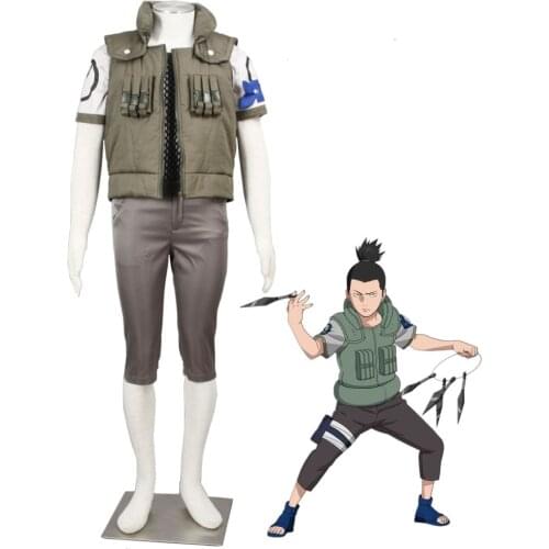 MMGG Anime Nara Shikamaru Cosplay Costume Series Halloween Clothes Custom Made Size For Child And Men