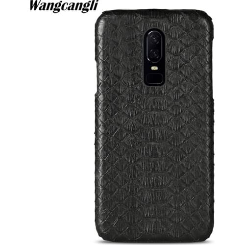 Leather python skin cover back cover for For Oneplus 9 case python skin high-end custom phone case For Oneplus 3t A3010 5 5t