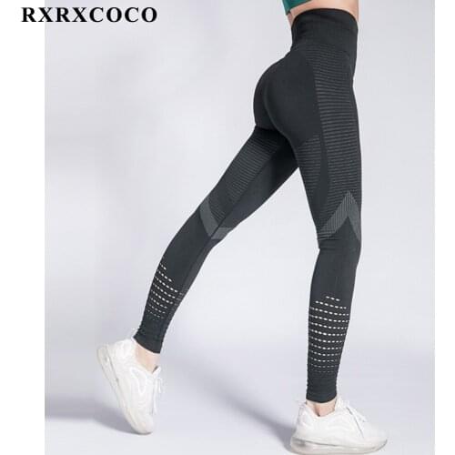 RXRXCOCO Legging Seamless Leggings Women Sport Pants Workout Gym Butt Booty Push Up Pant High Waist Fitness Pant Yoga Leggings