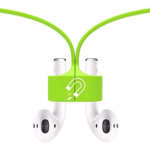 4 Colors Magnetic Earphone Strap For Apple Airpods Anti Lost Strap Magnetic String Rope Bluetooth Earphones Silicone Cable Cord