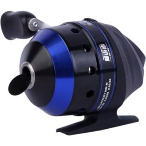 Metal Slingshot Spinning Reel Saltwater Spincast Reel Round Bait Spinning Fishing Reel General Coil Outdoor Hunting