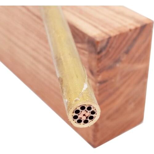 Mosaics Pin Complex pattern Diy knife Handle screw rivets (0.31" x 9.5" ) brass and stainless steel Tube G44