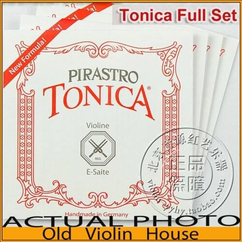 Original Pirastro tonica nylon violin strings (412021), New Formula,full set,made in Germany,Hot sell