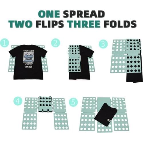 Thicken High-quality Plastic Folding Clothes Board Adults Kids Conventional Folding Tools To Save Time Household Clothes Rack