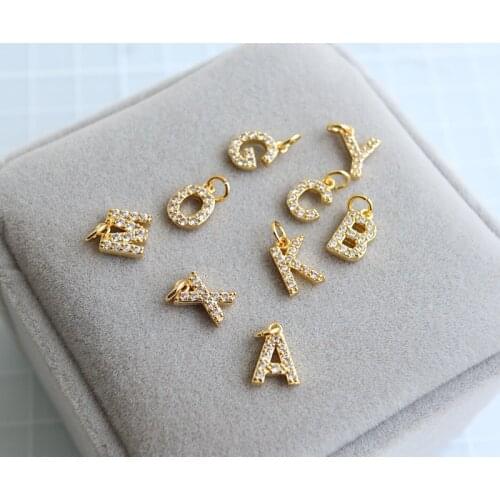 DIY Small Alphabet Bead Mirror Polished Stainless Steel 26 English Letters A-Z Beads Charm 8mm Pendants Jewelry Making Handmade