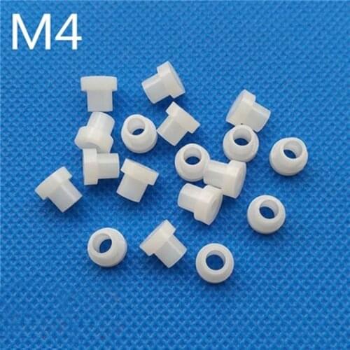 M4 Nylon T type Step Transistor Gasket Plastic Insulation Electronic Screw Washer 20PCS