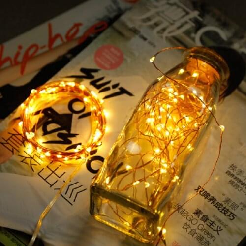 2/3/5/10M USB LED String Lights Sliver Wire Fairy Lights for Xmas Garland Party Birthday Wedding Decor Christmas Tree Flasher
