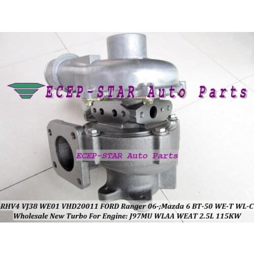 Free Ship RHV4 VJ38 VED20011 WE01 Turbo For FORD Ranger 2006-09 WLAA WEAT For MAZDA 6 07- BT50 BT-50 WE-T WL-C J97MU 2.5L 105KW