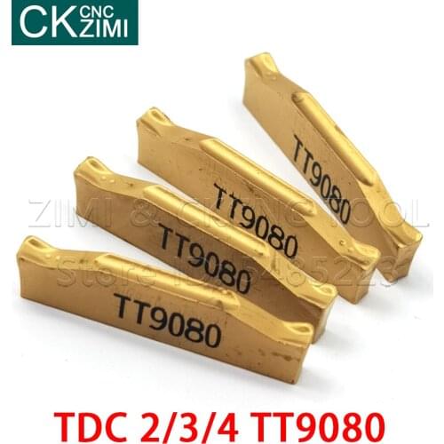 TDC2 TDC3 TDC4 TT9080 Carbide inserts Turning Tools double head grooving stainless steel special lathe CNC tools cutting blade