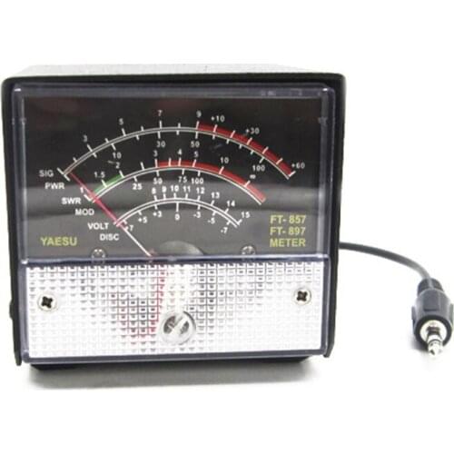 External SWR Power Meter Receive Emission Display Metal Case for FT-857 FT-897 M5TE