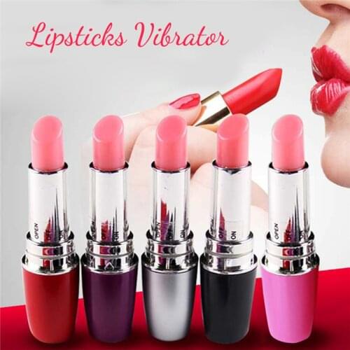 Women G-Spot Lipsticks Vibrator Quiet Clitoral Electric Bullet Vibrators vaginal Massager Dildo Masturbator Adults Toys Sex Shop
