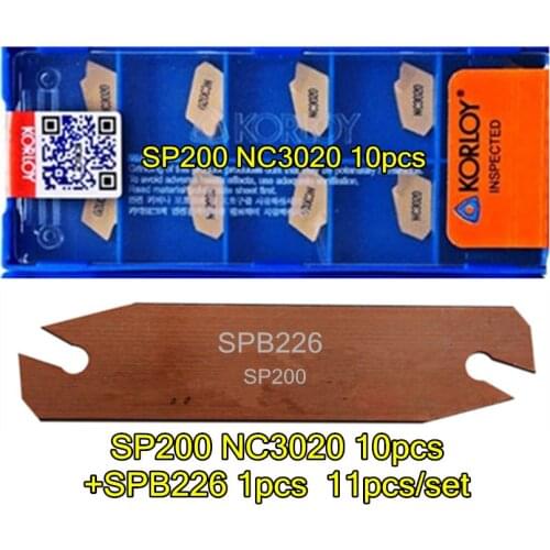 11pcs/set SPB226 1pcs+SP200 NC3020 10pcs Machining steel