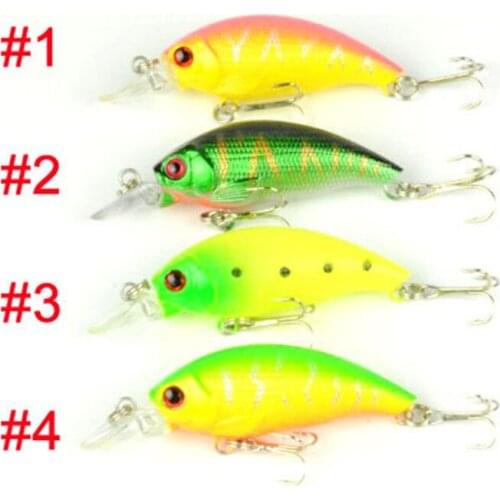 HENGJIA 8pcs 7.5CM 8.3G crankbait fishing Lures Hard plastic swimbaits wobble pike bass fishing baits pesca fishing tackles