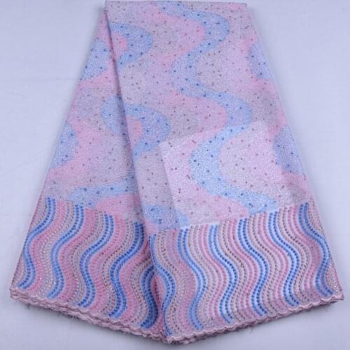 African Dry Lace Fabric High Quality Swiss Voile Lace In Switzerland Nigeria Lace Materials Fabric For Women Wedding Party A1662