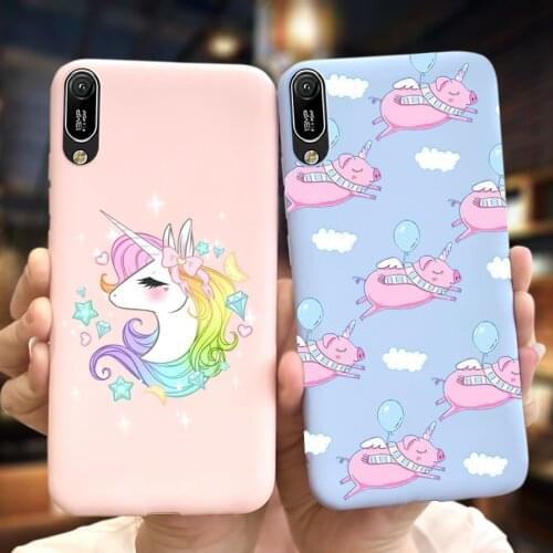 For Huawei Y6 2019 Case 3D Silicone cartoon case for huawei y6 prime pro 2019 MRD-LX1 y6pro2019 phone bag soft cover funda 6.09"