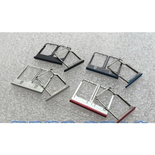 Black/White/Red/Blue New Ymitn Housing Cover Dual Card + TF Card Tray Holder For HTC ONE E8 M8ST M8SW M8SD,Free Shipping