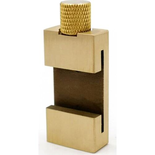 Woodworking Angle Scriber Steel Ruler Positioning Block Line Scriber Locator Golden