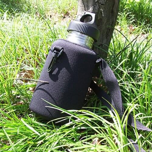2L/2000ml Travel Stainless Steel Tea Water Bottle Carrier Insulated Bag Holder anti scratch bump Neoprene Pouch outdoor supplies