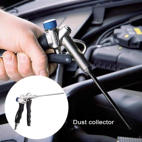 2 Way Air Blow Gun with Adjustable Air Flow Extended Nozzle Dust Cleaning Tool for Industrial Household #CO