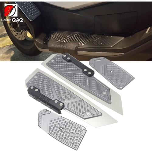 Motorcycle Accessories For Honda Forza300 MF13 FORZA 300 125 250 2018 2019 2020 CNC Footrest Footpad Pedal Plate Parts