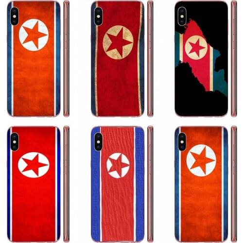 Soft Design Phone For Samsung Galaxy Note 8 9 10 Pro S4 S5 S6 S7 S8 S9 S10 S11 S11E S20 Edge Plus Ultra North Korea Grunge Flag