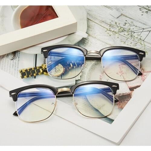 1PC Women Anti Blue Rays Glasses Men Square Computer Eyeglasses Frame Protection Blue Light Blocking Unisex Working Eyewear