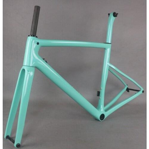 Custom paintcarbon fiber T800 Front 100X12mm Rear 142X12mm PF30 bottom bracket Disc road carbon frame TT-X19