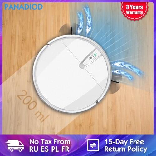 Panadiod Robot Vacuum M2 Remote Control Super 3200Pa Strong Suction Cleaner Mopping Dry Wet Cleaning Automatic Recharge